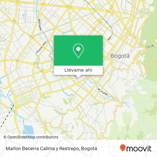 Mapa de Marlon Becerra Calima y Restrepo