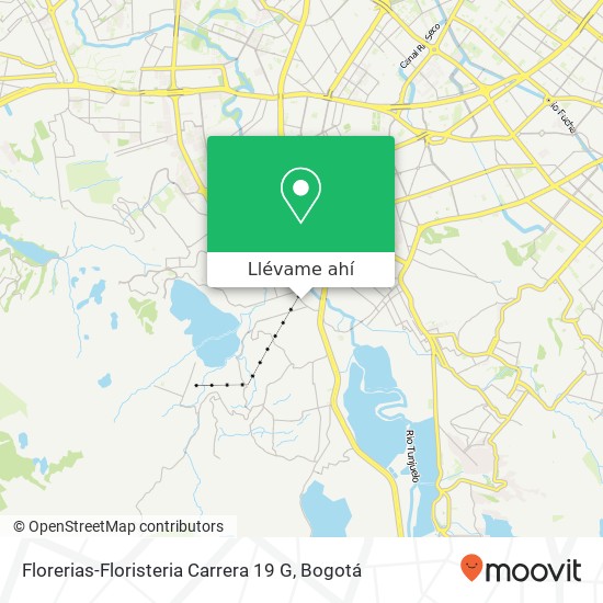Mapa de Florerias-Floristeria Carrera 19 G