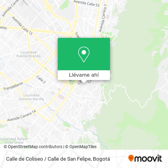 Mapa de Calle de Coliseo / Calle de San Felipe