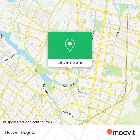 Mapa de Huawei