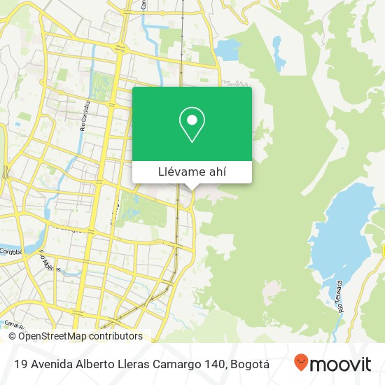 Mapa de 19 Avenida Alberto Lleras Camargo 140