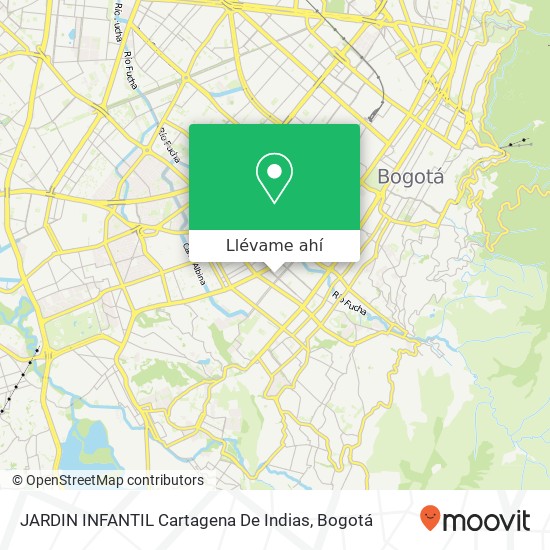 Mapa de JARDIN INFANTIL Cartagena De Indias