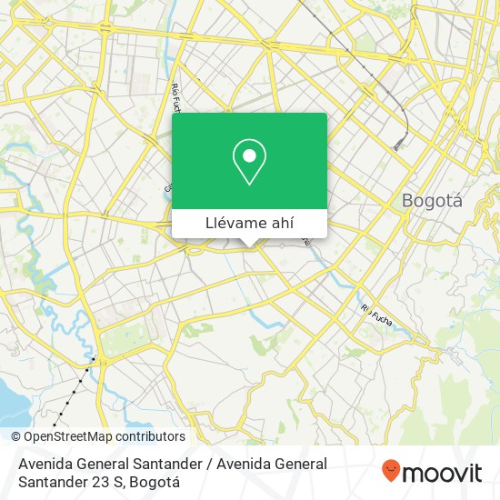 Mapa de Avenida General Santander / Avenida General Santander 23 S