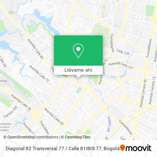 Mapa de Diagonal 82 Transversal 77 / Calle 81IBIS 77