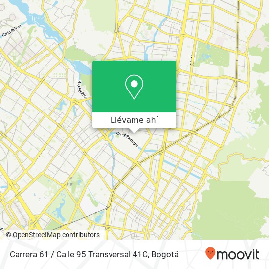 Mapa de Carrera 61 / Calle 95 Transversal 41C