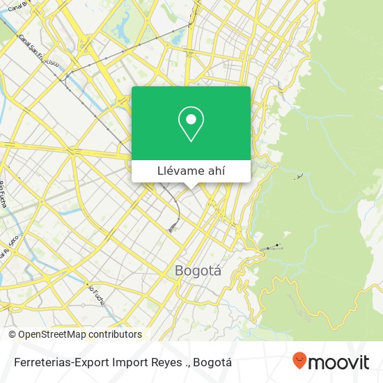 Mapa de Ferreterias-Export Import Reyes .
