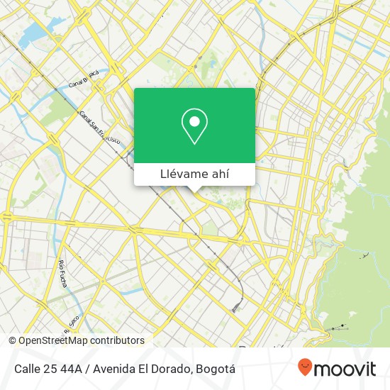 Mapa de Calle 25 44A / Avenida El Dorado