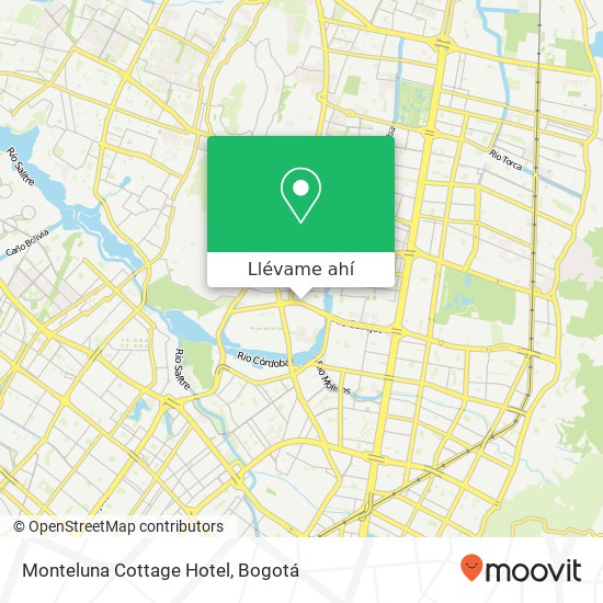 Mapa de Monteluna Cottage Hotel
