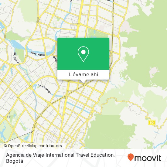 Mapa de Agencia de Viaje-International Travel Education