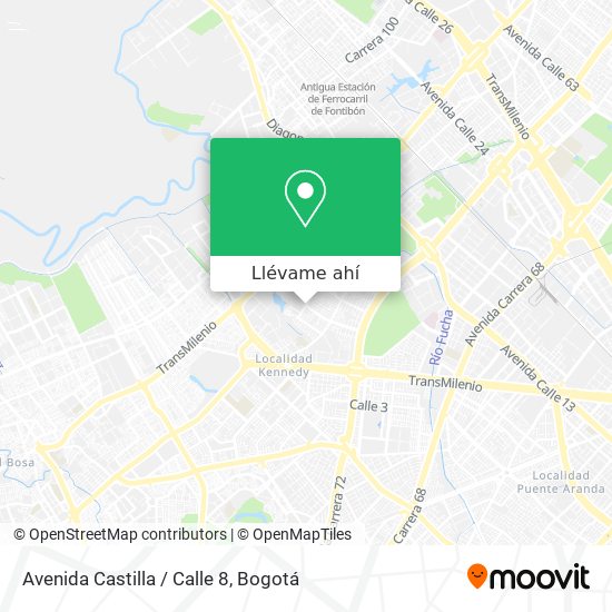 Mapa de Avenida Castilla / Calle 8