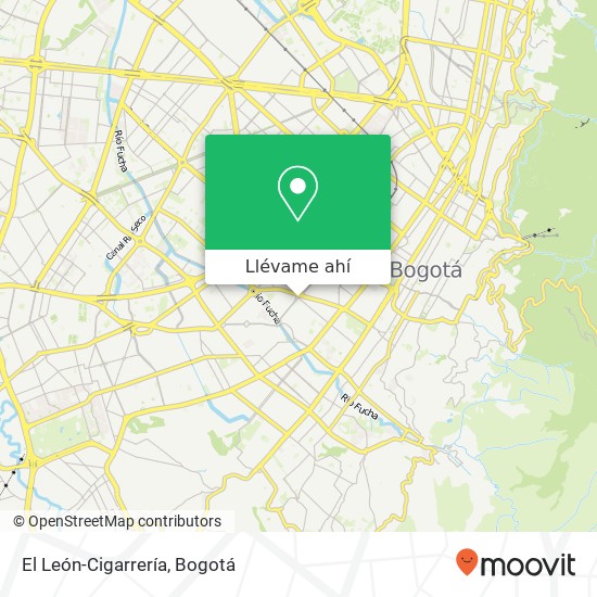 Mapa de El León-Cigarrería