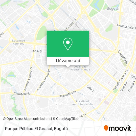 Mapa de Parque Público El Girasol
