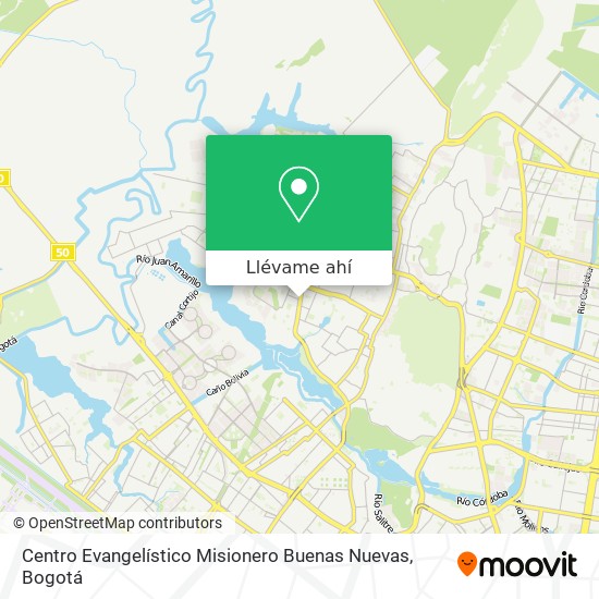 Mapa de Centro Evangelístico Misionero Buenas Nuevas