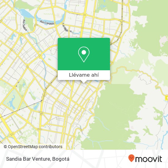Mapa de Sandia Bar Venture