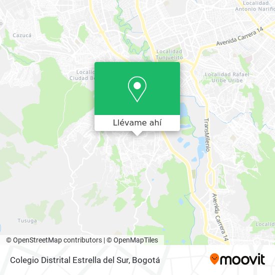 Mapa de Colegio Distrital Estrella del Sur