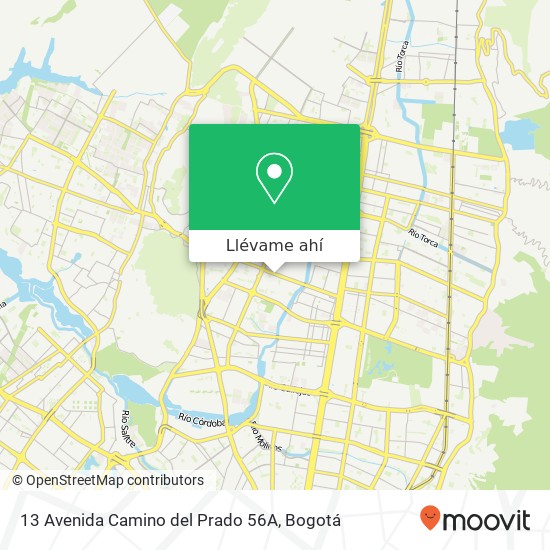 Mapa de 13 Avenida Camino del Prado 56A