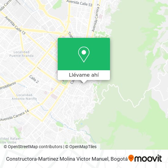 Mapa de Constructora-Martinez Molina Victor Manuel