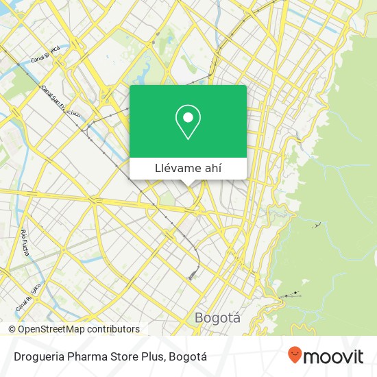 Mapa de Drogueria Pharma Store Plus