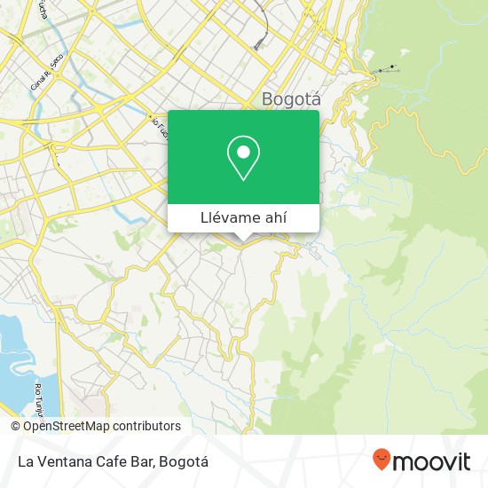 Mapa de La Ventana Cafe Bar