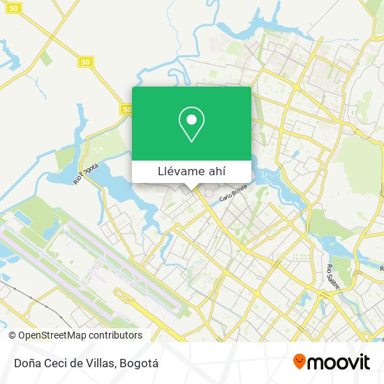 Mapa de Doña Ceci de Villas