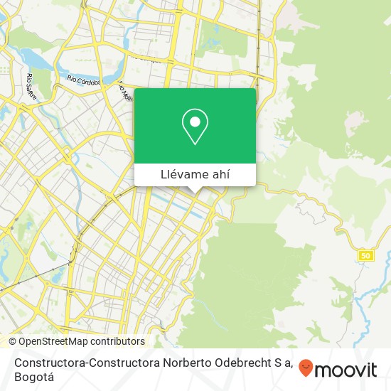 Mapa de Constructora-Constructora Norberto Odebrecht S a