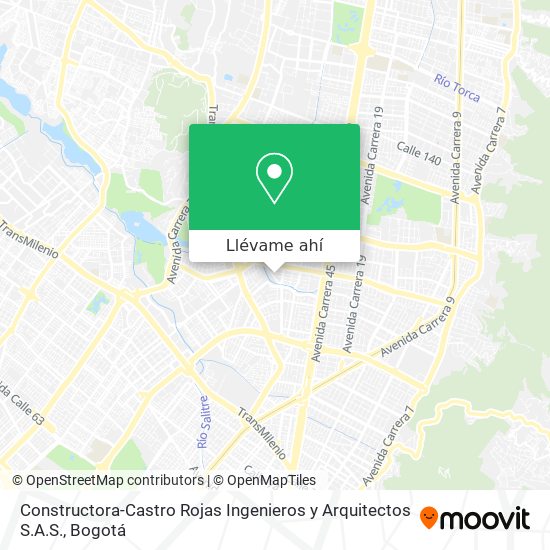 Mapa de Constructora-Castro Rojas Ingenieros y Arquitectos S.A.S.
