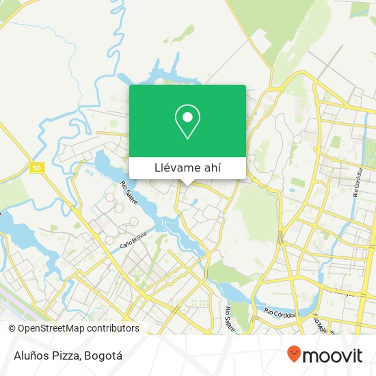 Mapa de Aluños Pizza