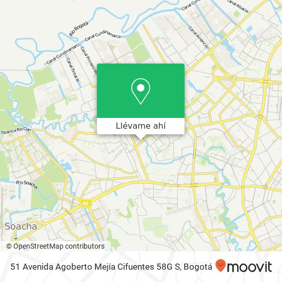 Mapa de 51 Avenida Agoberto Mejía Cifuentes 58G S