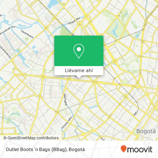 Mapa de Outlet Boots 'n Bags (BBag)