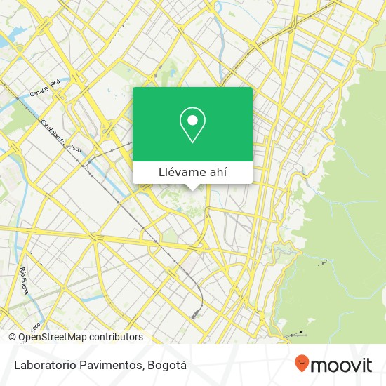 Mapa de Laboratorio Pavimentos