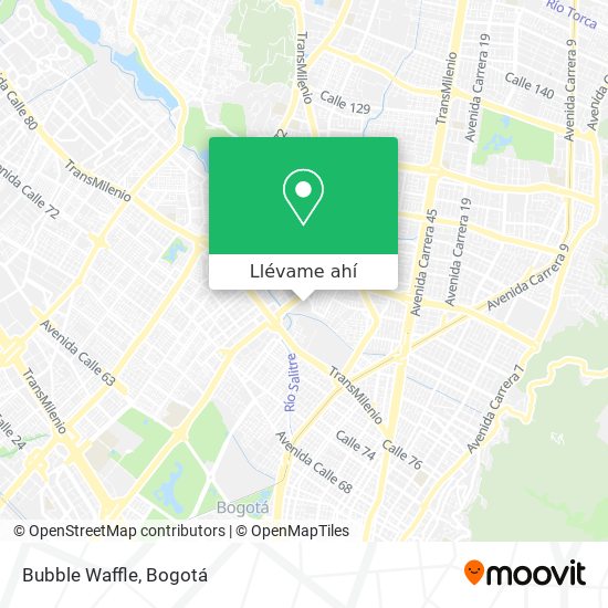 Mapa de Bubble Waffle