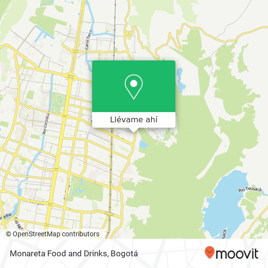 Mapa de Monareta Food and Drinks