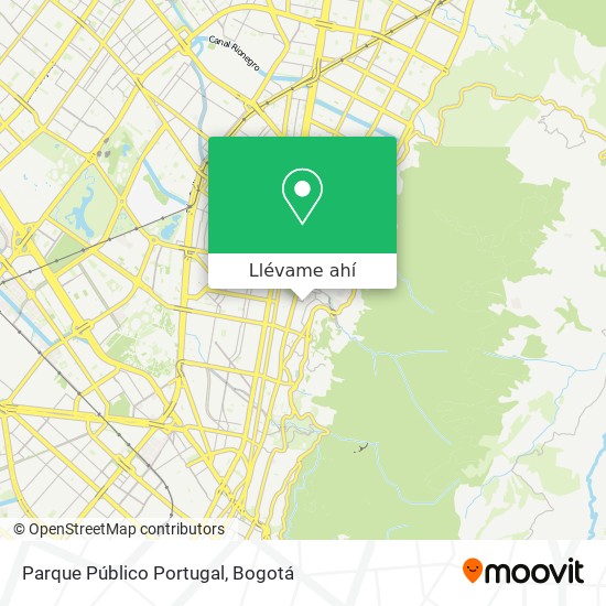 Mapa de Parque Público Portugal