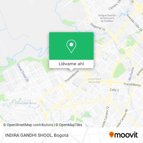 Mapa de INDIRA GANDHI SHOOL