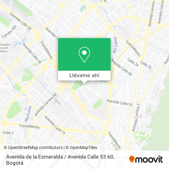 Mapa de Avenida de la Esmeralda / Avenida Calle 53 60