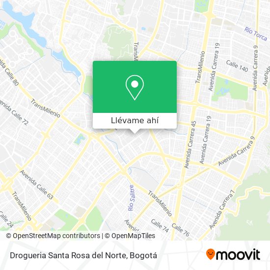 Mapa de Drogueria Santa Rosa del Norte