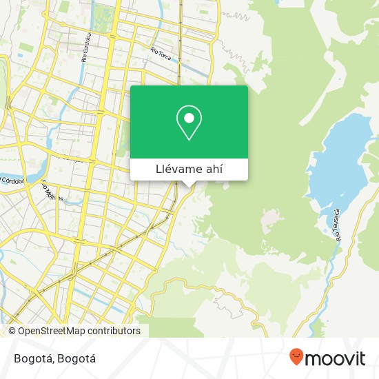 Mapa de Bogotá