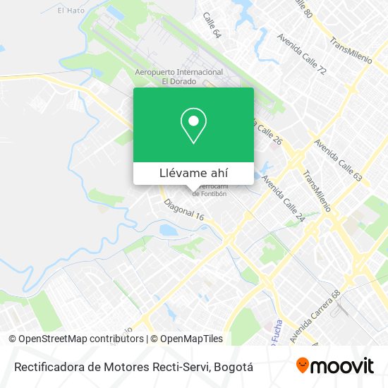 Mapa de Rectificadora de Motores Recti-Servi