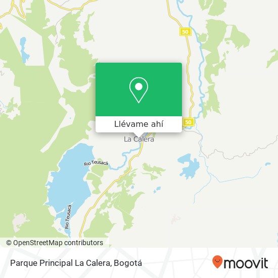 Mapa de Parque Principal La Calera
