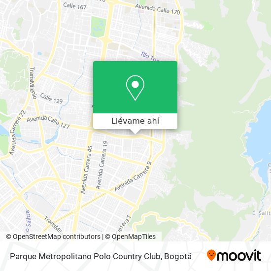 Mapa de Parque Metropolitano Polo Country Club