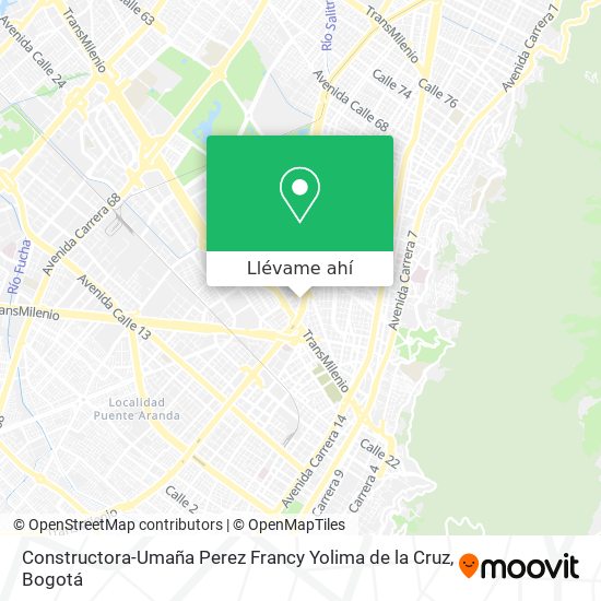Mapa de Constructora-Umaña Perez Francy Yolima de la Cruz
