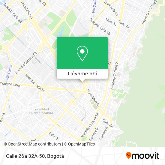 Mapa de Calle 26a 32A-50