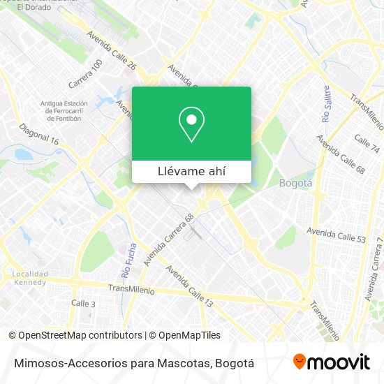 Mapa de Mimosos-Accesorios para Mascotas