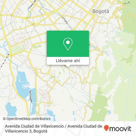 Mapa de Avenida Ciudad de Villavicencio / Avenida Ciudad de Villavicencio 3