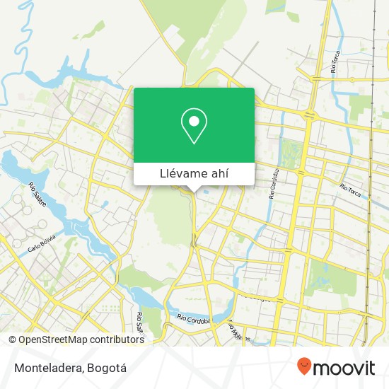 Mapa de Monteladera