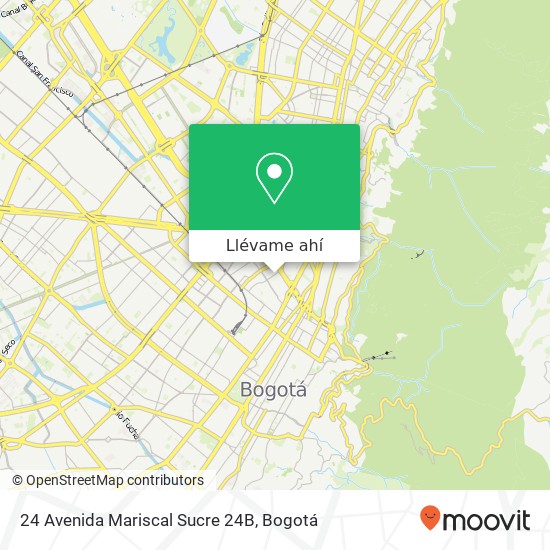 Mapa de 24 Avenida Mariscal Sucre 24B