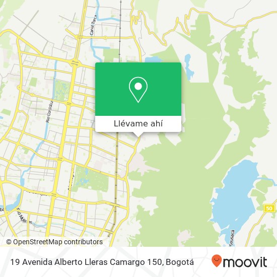 Mapa de 19 Avenida Alberto Lleras Camargo 150