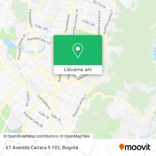 Mapa de 67 Avenida Carrera 9 102