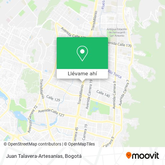 Mapa de Juan Talavera-Artesanías