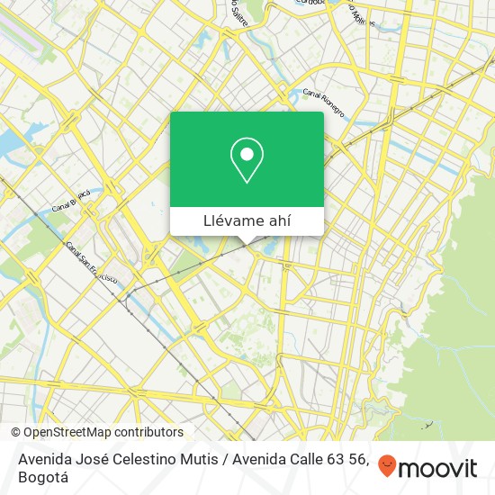 Mapa de Avenida José Celestino Mutis / Avenida Calle 63 56